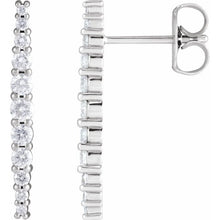 Load image into Gallery viewer, 14K White 3/8 CTW Natural Diamond Earrings
