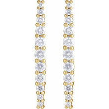 Load image into Gallery viewer, 14K Yellow 3/8 CTW Natural Diamond Earrings
