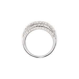 14K White 1 1/2 CTW Natural Diamond Ring