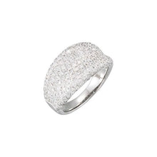 Load image into Gallery viewer, 14K White 1 1/5 CTW Natural Diamond Pavé Ring
