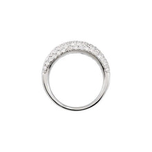 Load image into Gallery viewer, 14K White 1 1/5 CTW Natural Diamond Pavé Ring
