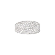 Load image into Gallery viewer, 14K White 1 1/5 CTW Natural Diamond Pavé Ring
