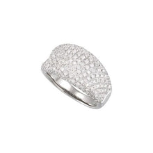 Load image into Gallery viewer, 14K White 1 1/5 CTW Natural Diamond Pavé Ring
