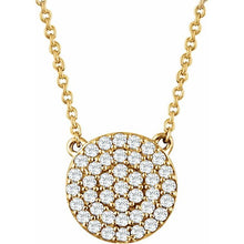 Load image into Gallery viewer, Diamond Cluster Necklace
