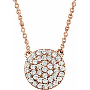 Diamond Cluster Necklace