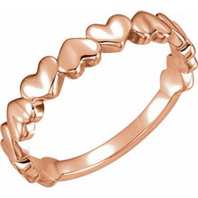 Load image into Gallery viewer, 14K Rose Heart Ring

