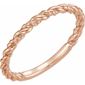 Stackable Rope Ring