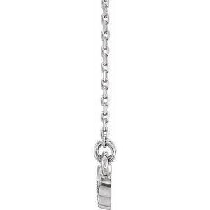 Diamond Bezel-Set Necklace