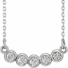 Load image into Gallery viewer, Diamond Bezel-Set Necklace
