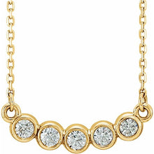 Load image into Gallery viewer, Diamond Bezel-Set Necklace
