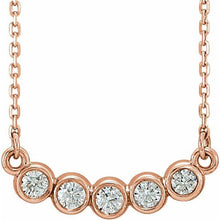 Load image into Gallery viewer, Diamond Bezel-Set Necklace
