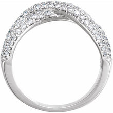 Load image into Gallery viewer, Pave Diamond Criss-Cross Ring
