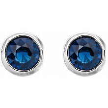 Load image into Gallery viewer, Gemstone Bezel-Set Earrings
