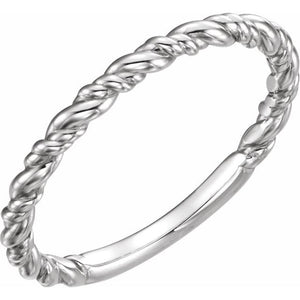 Stackable Rope Ring