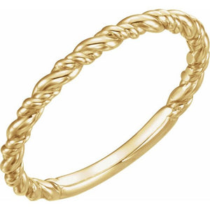 Stackable Rope Ring