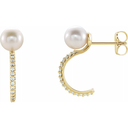 Pearl Hoops