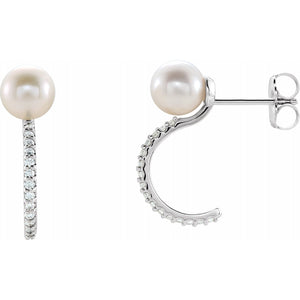 Pearl Hoops