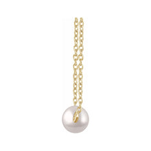 Load image into Gallery viewer, Pearl Bowtie Necklace
