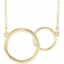 Load image into Gallery viewer, Interlocking Circle Necklace
