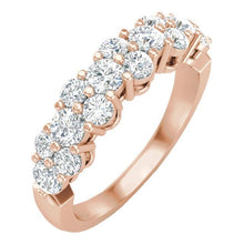 Load image into Gallery viewer, 14K Rose 1 CTW Natural Diamond Anniversary Band
