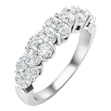 Load image into Gallery viewer, 14K White 1 CTW Natural Diamond Anniversary Band
