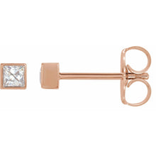 Load image into Gallery viewer, Mini Princess Diamond Studs
