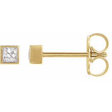 Load image into Gallery viewer, Mini Princess Diamond Studs
