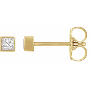 Mini Princess Diamond Studs