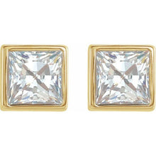 Load image into Gallery viewer, Mini Princess Diamond Studs
