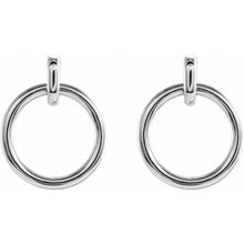 Load image into Gallery viewer, Circle Dangle Earrings
