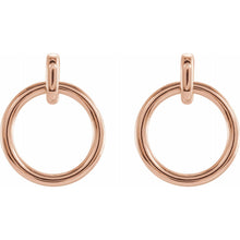 Load image into Gallery viewer, Circle Dangle Earrings
