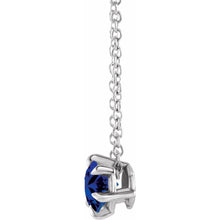 Load image into Gallery viewer, Gemstone Solitaire Necklace
