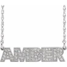 Load image into Gallery viewer, Custom Diamond Nameplate
