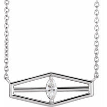 Load image into Gallery viewer, Marquise Geometric Necklace
