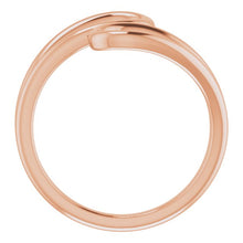 Load image into Gallery viewer, 14K Rose Loop Bypass Ring
