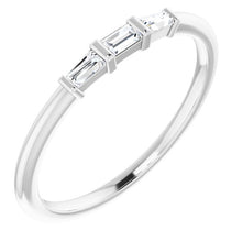 Load image into Gallery viewer, Diamond Three-Stone Stackable Ring
