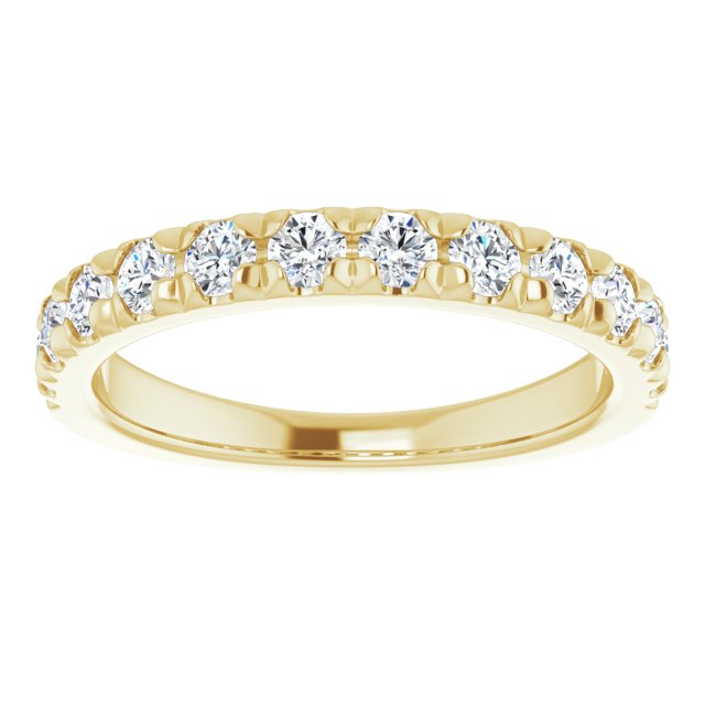 French Set Diamond Anniversary Ring