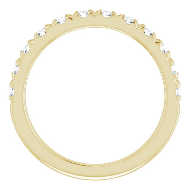 French Set Diamond Anniversary Ring