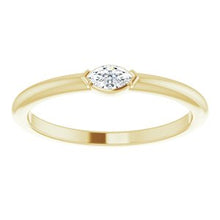 Load image into Gallery viewer, Marquise Solitaire Ring
