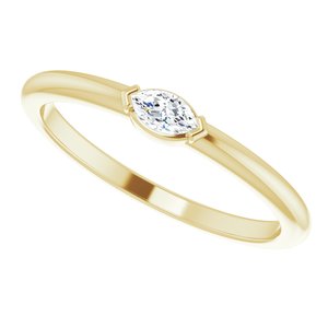 Marquise Solitaire Ring