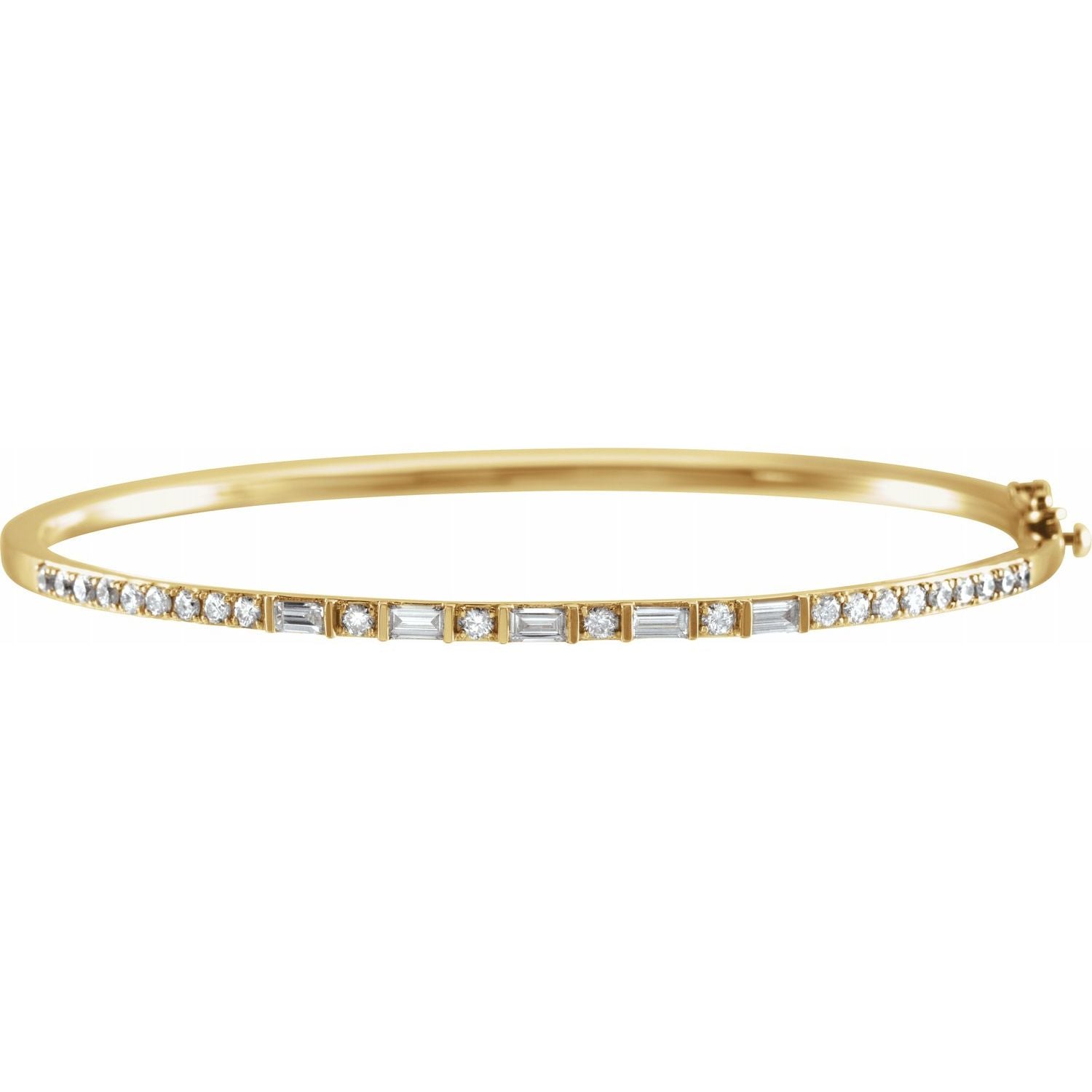 Multi Shape Bangle Bracelet