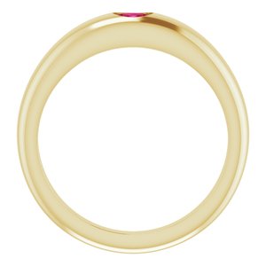 Oval Petite Dome Ring