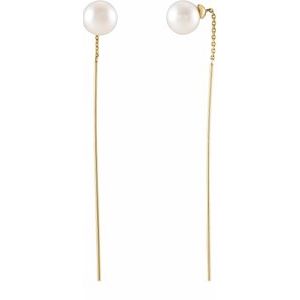 Pearl Threader Earrings