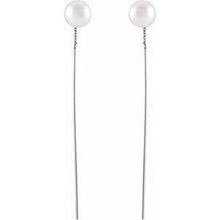 Load image into Gallery viewer, Pearl Threader Earrings
