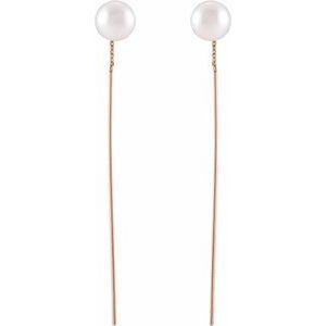 Pearl Threader Earrings