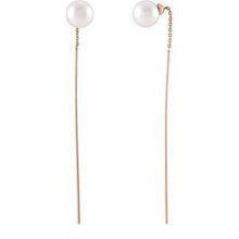 Load image into Gallery viewer, Pearl Threader Earrings
