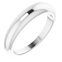Load image into Gallery viewer, 14K white 4 mm Petite Dome Ring
