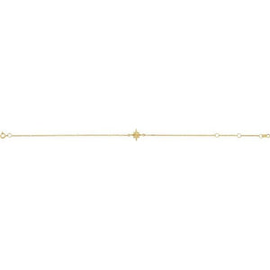 14K Yellow Celestial 6 1/2-7 1/2" Bracelet