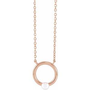 Pearl Circle Necklace