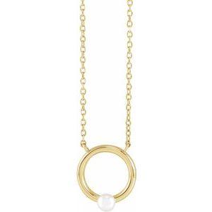 Pearl Circle Necklace